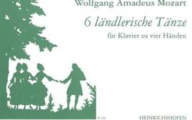 Mozart, W A: 6 ländlerische Tänze für Klavier zu vier Händen
