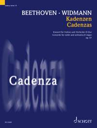 Widmann, J: Cadenzas op. 61 Vol. 19