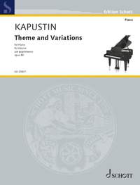 Kapustin, N: Theme and Variations op. 80