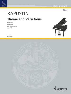 Kapustin, N: Theme and Variations op. 80