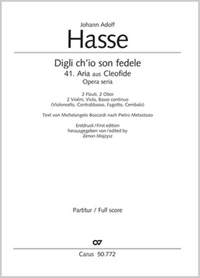 Johann Adolf Hasse: Digli Ch'io Son Fedele