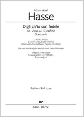 Johann Adolf Hasse: Digli Ch'io Son Fedele