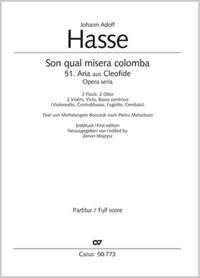 Johann Adolf Hasse: Son Qual Misera Colomba