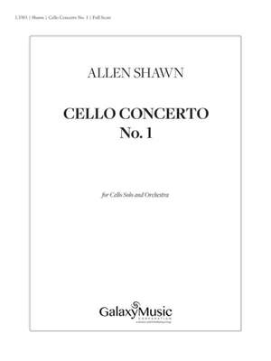 Allen Shawn: Cello Concerto No. 1