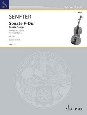 Senfter, J: Sonate F-Dur F major op. 101