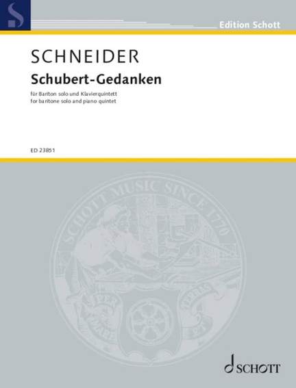 Schneider, E: Schubert-Gedanken