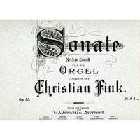 Fink, C: Sonate No 5 in e-moll op. 83