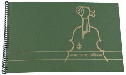Notenbuch Oktav 6 Systeme
