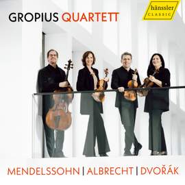 Gropius Quartett - Works By Mendelssohn, Albrecht and Dvořák