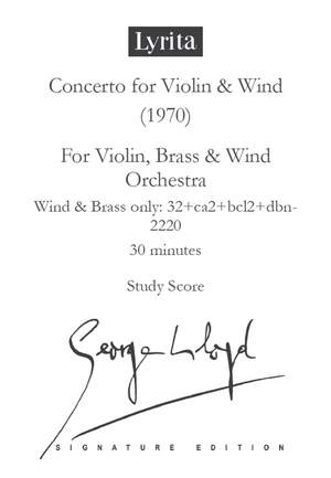 George Lloyd: Concerto for Violin & Wind (1970)