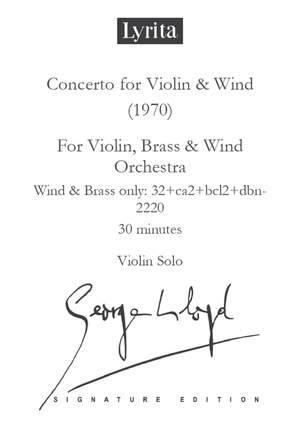 George Lloyd: Concerto for Violin & Wind (1970)