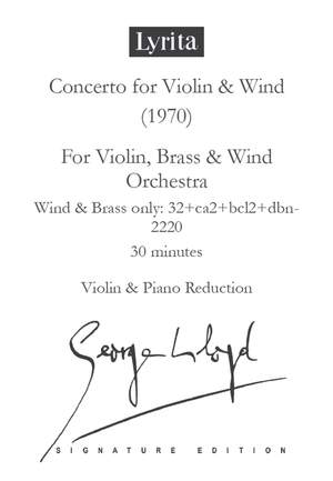 George Lloyd: Concerto for Violin & Wind (1970)