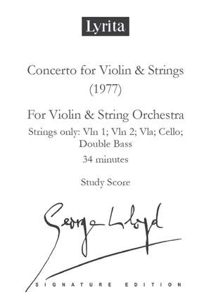 George Lloyd: Concerto for Violin & Strings (1977)