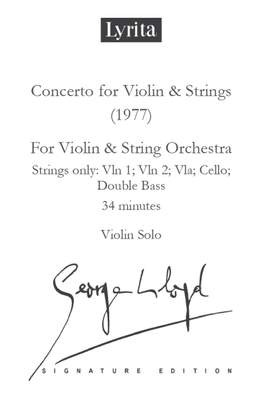 George Lloyd: Concerto for Violin & Strings (1977)