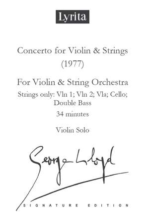 George Lloyd: Concerto for Violin & Strings (1977)