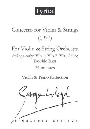 George Lloyd: Concerto for Violin & Strings (1977)