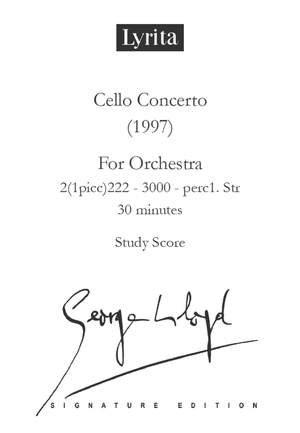 George Lloyd: Cello Concerto for Orchestra (1997)