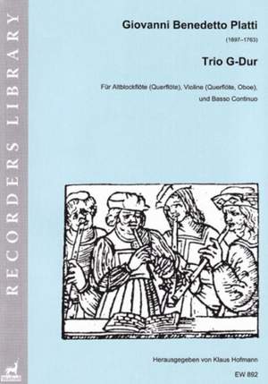 Platti, G B: Trio G-Dur G major