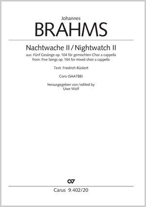 Brahms: Nachtwache II, Op. 104 No. 2