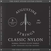 Augustine Strings for classic guitar Classic Label 3 x Set Classic Black