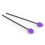 Percussion Workshop Vibraphone / marimba beaters pair - 4cm purple wool head – soft Product Image