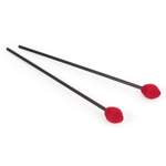 Percussion Workshop Vibraphone / marimba beaters pair - 3.3cm red wool head – medium hard Product Image