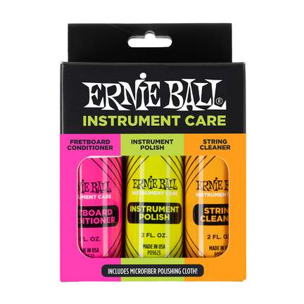 Ernie Ball: Instrument Care 3-Pack