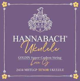 Hannabach Strings for ukulele Tenor Ukulele Goldin 243MHTLG low G Single string Low G