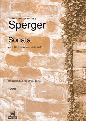 Sperger, J M: Sonata