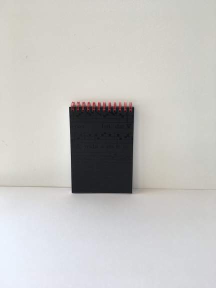 Notebook A6 - Sta Cecilia black version