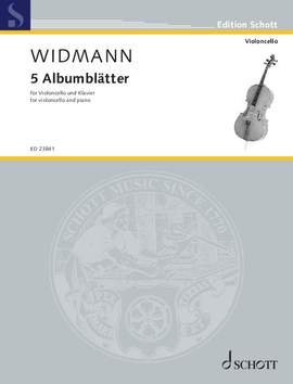 Widmann, Jörg: 5 Albumblätter