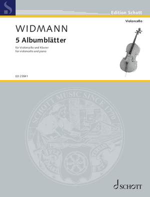 Widmann, Jörg: 5 Albumblätter