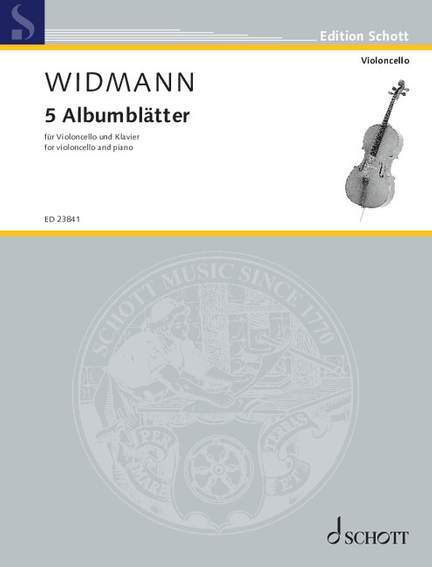 Widmann, Jörg: 5 Albumblätter