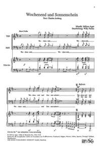 Ager, M: Wochenend und Sonnenschein