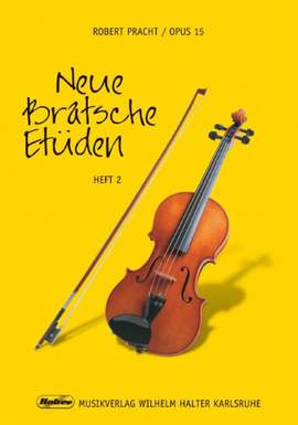 Pracht, R: Neue Bratsche Etüden Heft 2 op. 15 Volume 2