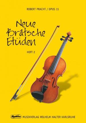 Pracht, R: Neue Bratsche Etüden Heft 2 op. 15 Volume 2