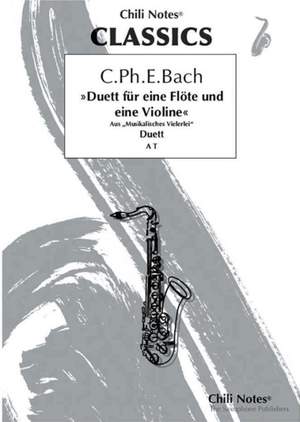 Bach, C P E: Duett für eine Flöte und eine Violine