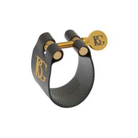 BG FLEX JAZZ Ligature BLACK Soprano Saxophone Jazz - Metal MP  No Plate