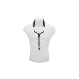 BG Leather SaxophoneNeck Strap - Cotton Padded Metal Coated Snap Hook Soprano / Alto / Tenor Saxophone