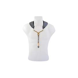 BG Saxophone 'Yoke' Neck Strap - Snap Hook 'Zen' with Metal Extender Alto/ Tenor Saxophone