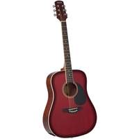 Adam Black Acoustic Guitar S-2 Trans Red