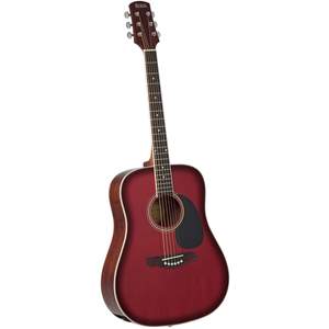 Adam Black Acoustic Guitar S-2 Trans Red