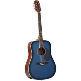Adam Black Acoustic Guitar S-2 Trans Blue