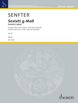 Senfter, Johanna: Sextet G minor op. 44