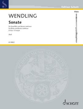 Wendling, Johann Baptist: Sonata D major Heft 2 op. 4/3
