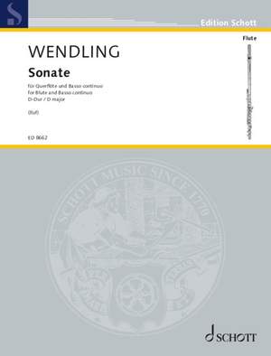 Wendling, Johann Baptist: Sonata D major Heft 2 op. 4/3