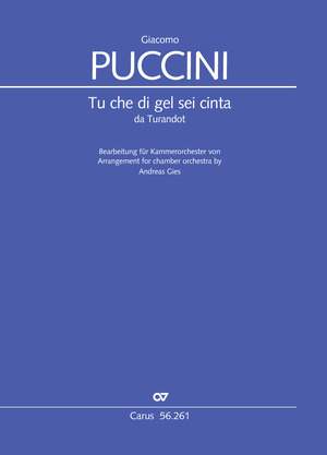 Puccini, Giacomo: Tu che di gel sei cinta