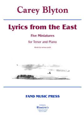 Carey Blyton: Lyrics from the East (Five Miniatures)
