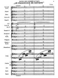 Cui, Cesar: 2 Circassian Dances from the opera 'The Prisoner from the Caucasus', Dance of the women & Lezginka (Dance of the Men)