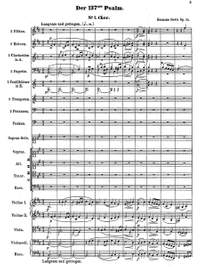 Goetz, Hermann: The 137th Psalm op.14 for choir, soprano solo and orchestra